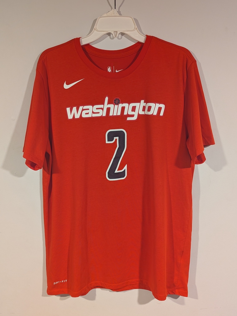 Washington Wizards John Wall Jersey T-Shirt (Men's Large) **THROWBACK**